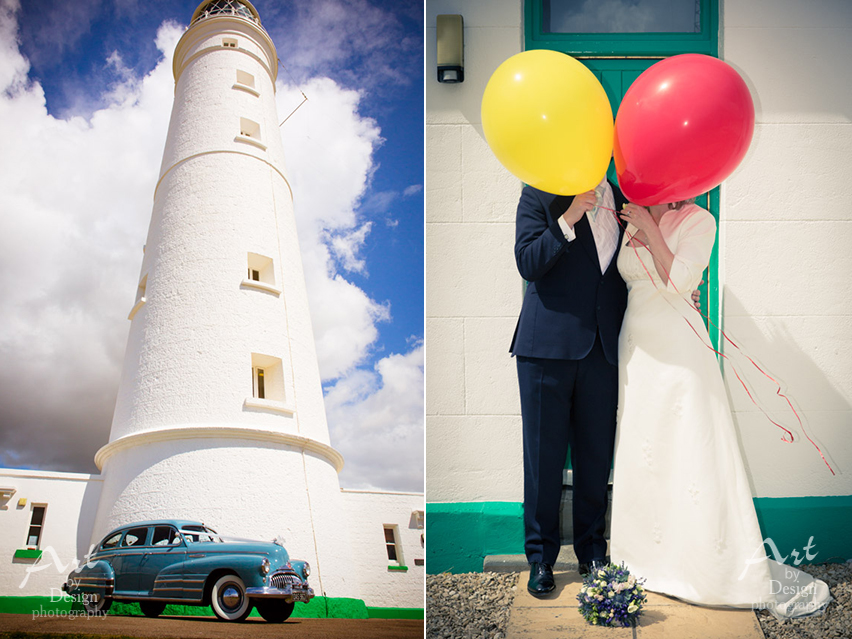 wedding photographer nash point lighthouse