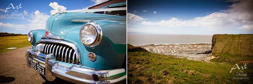 wedding photographer nash point lighthouse