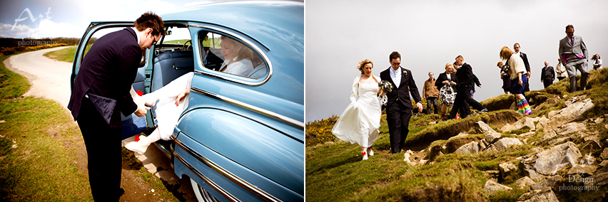 wedding photographer nash point lighthouse