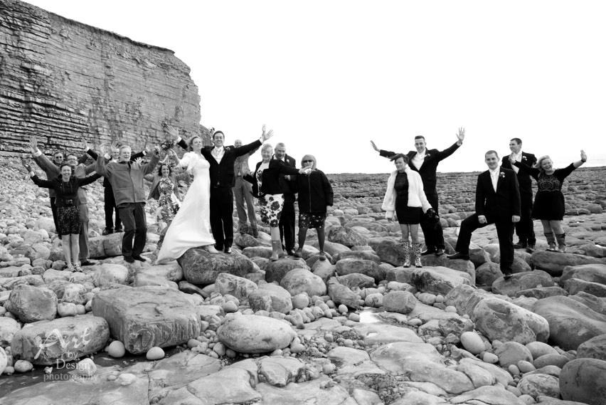 wedding photographer nash point lighthouse