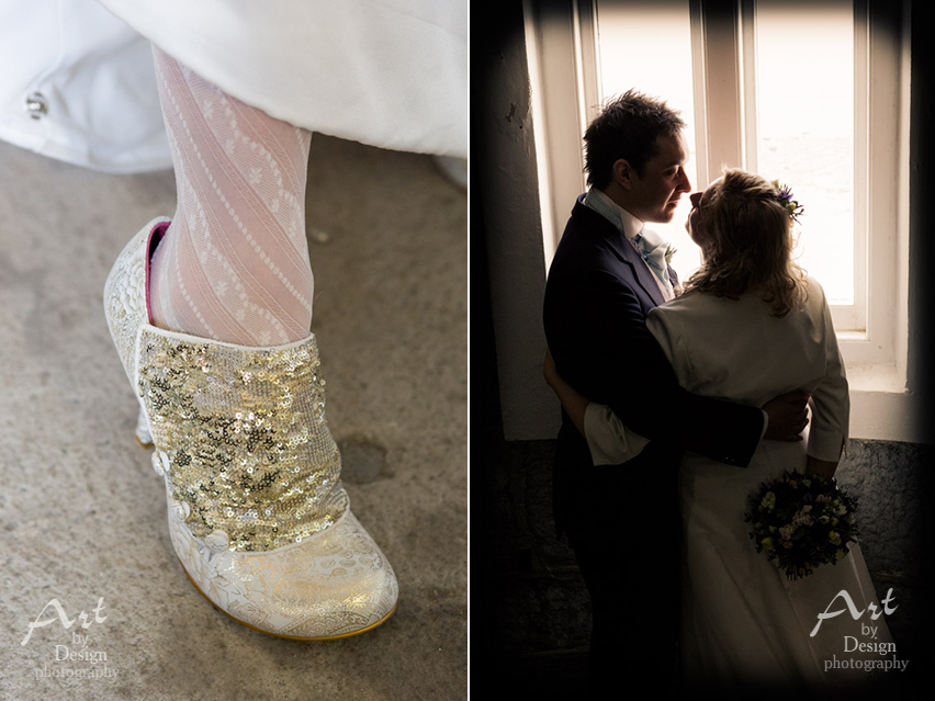 wedding photographer nash point lighthouse