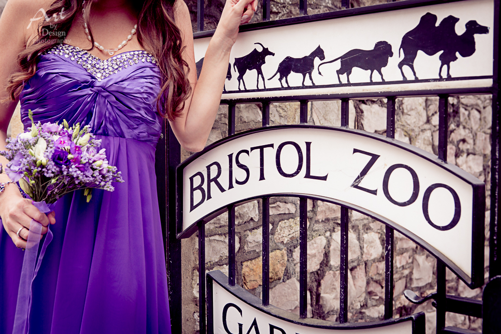 wedding photographer bristol zoo