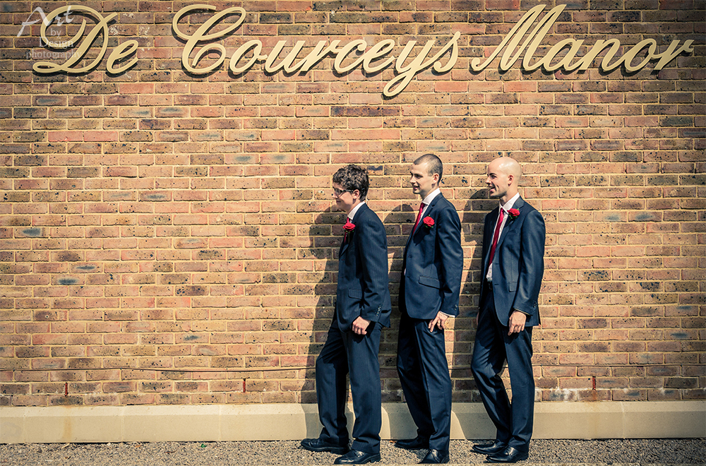 wedding photographer de courceys manor