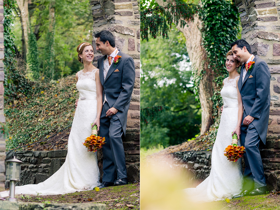 wedding photographer south wales - peterstone court 