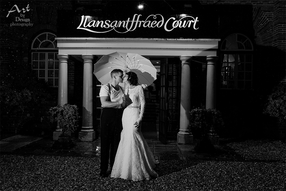 Wedding photographer Llansantffraed Court