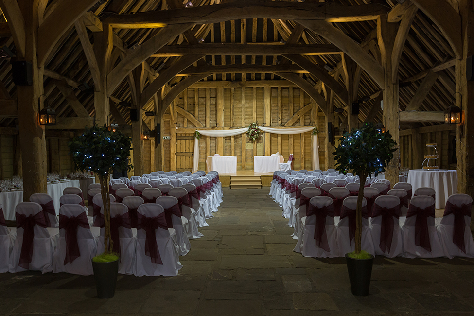 wedding photography the priory barn