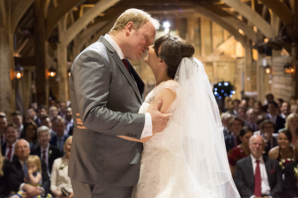 wedding photography the priory barn