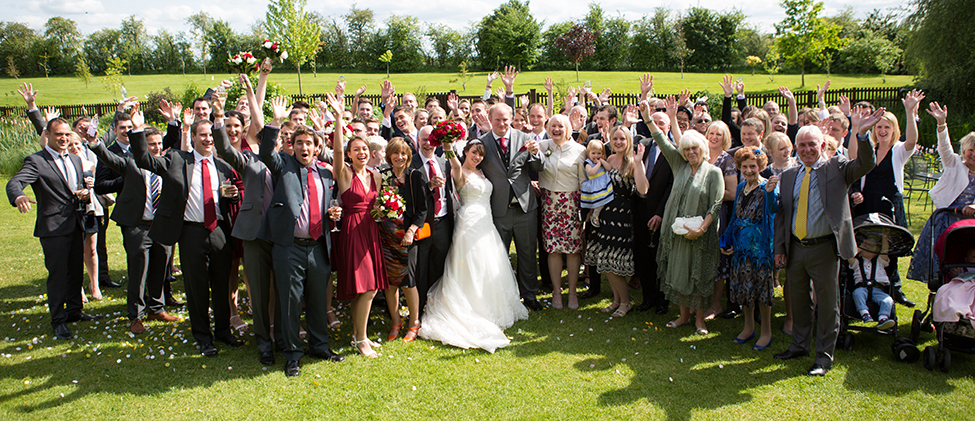 wedding photography the priory barn