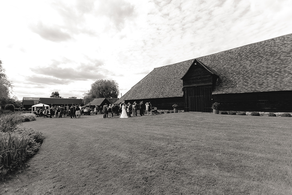 wedding photography the priory barn