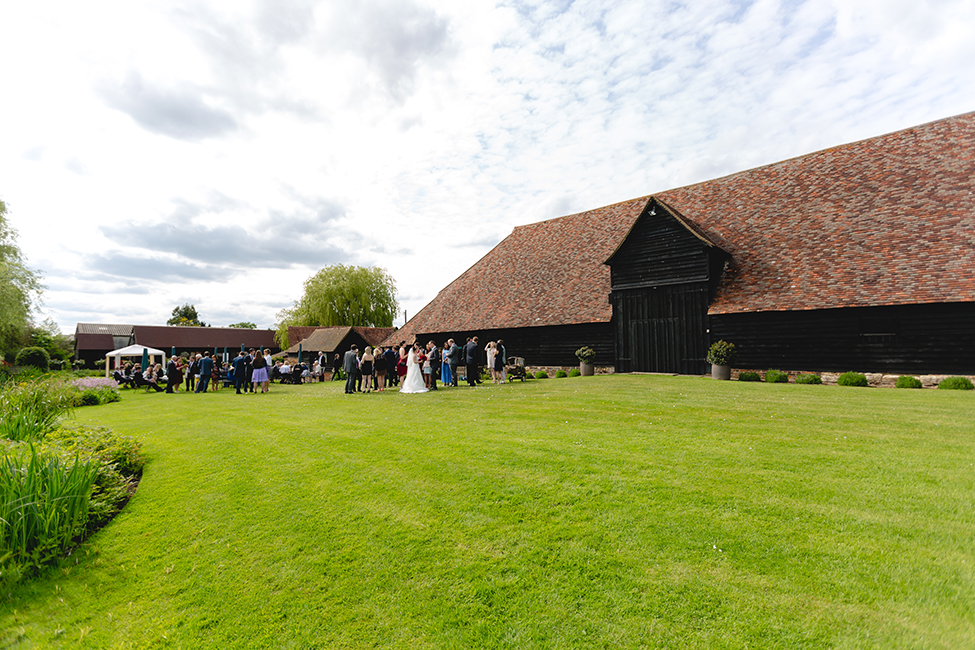 wedding photography the priory barn