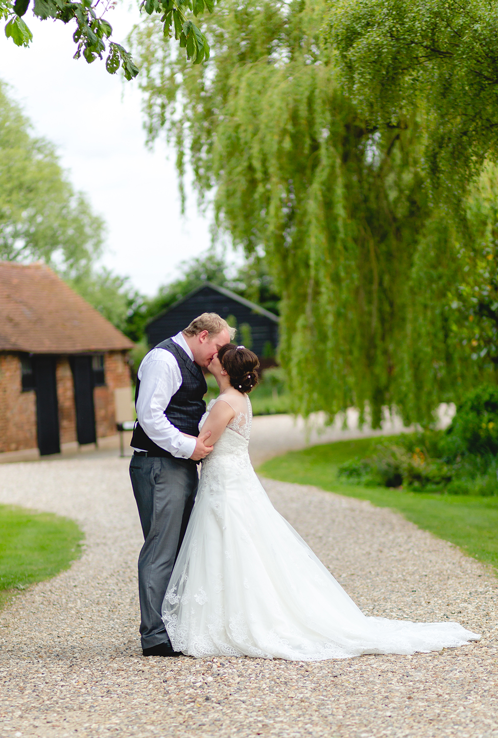 wedding photography the priory barn