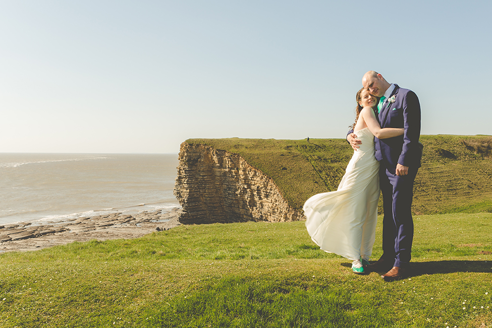 wedding photography nash point lighthouse