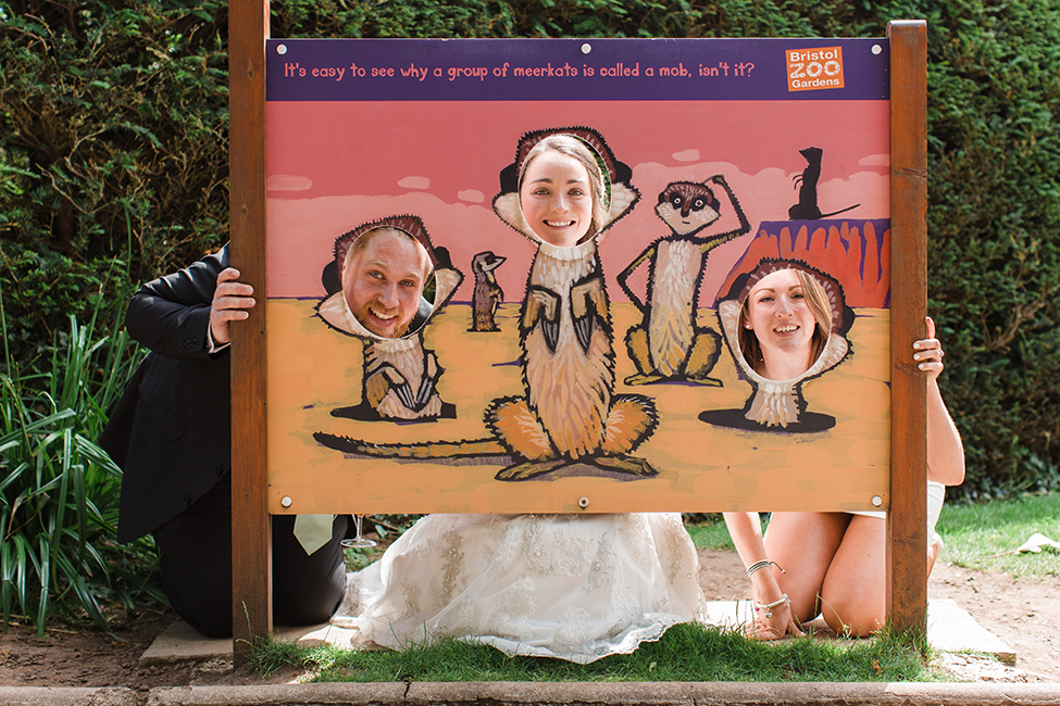 wedding photography bristol zoo