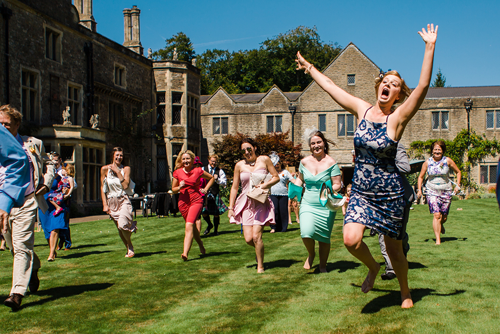 Fun Wedding Photographer Miskin Manor