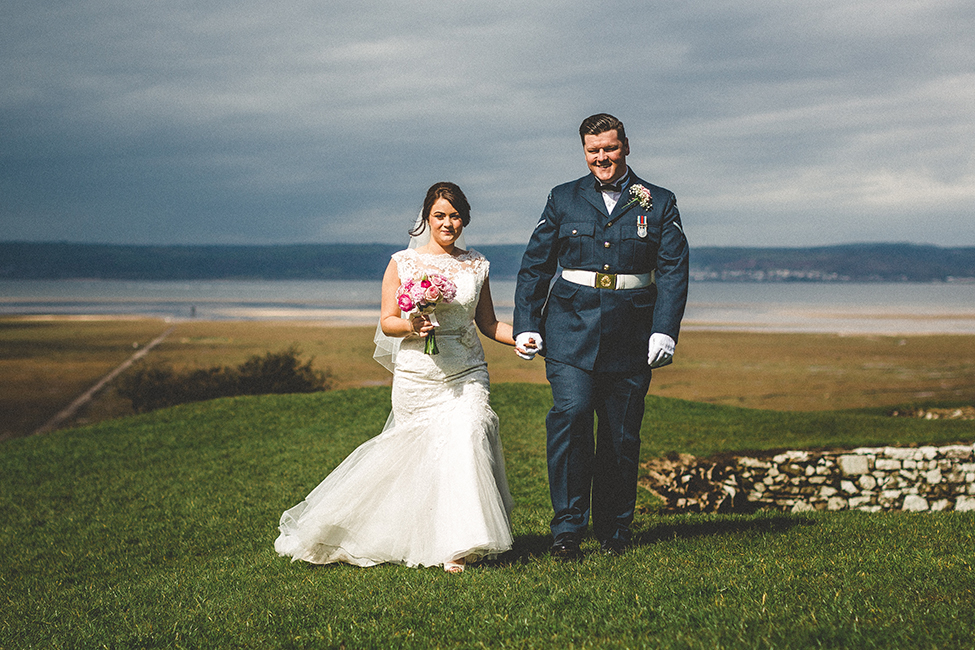 wedding photography ocean view windmill gower