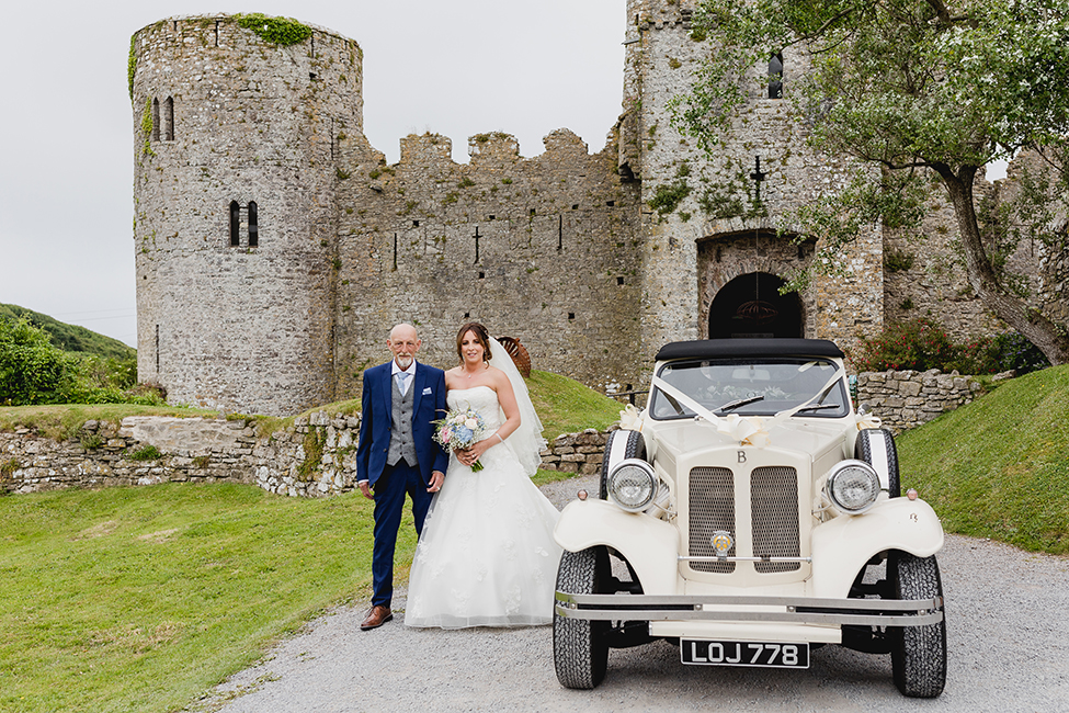 Manorbier castle wedding photography