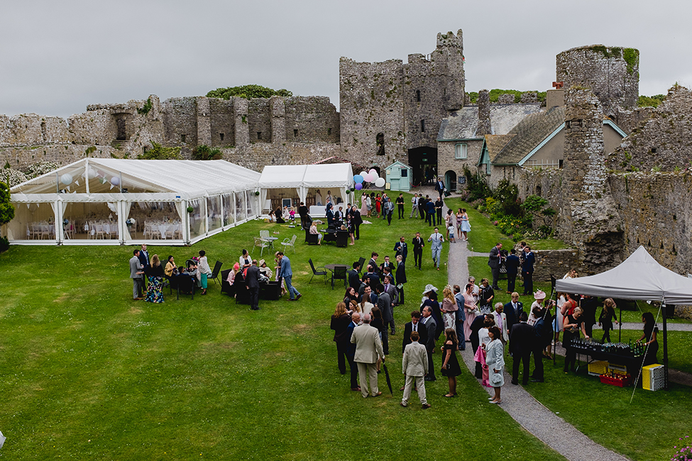 manorbier castle wedding photography