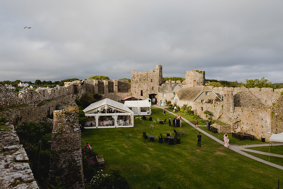 manorbier castle wedding photography