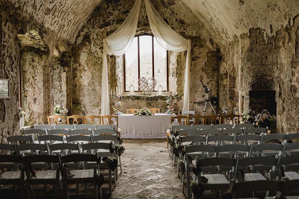 Manorbier castle wedding photography