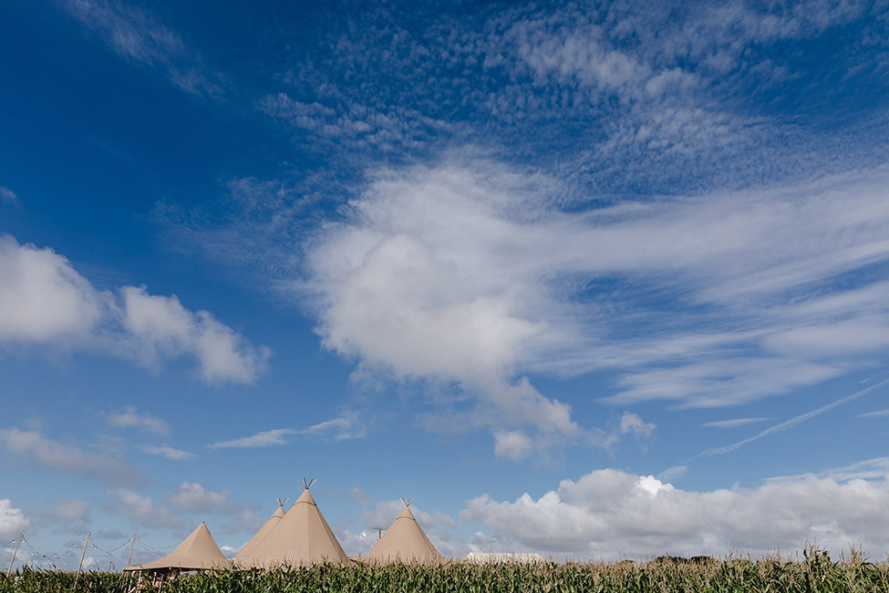 tipi wedding south wales