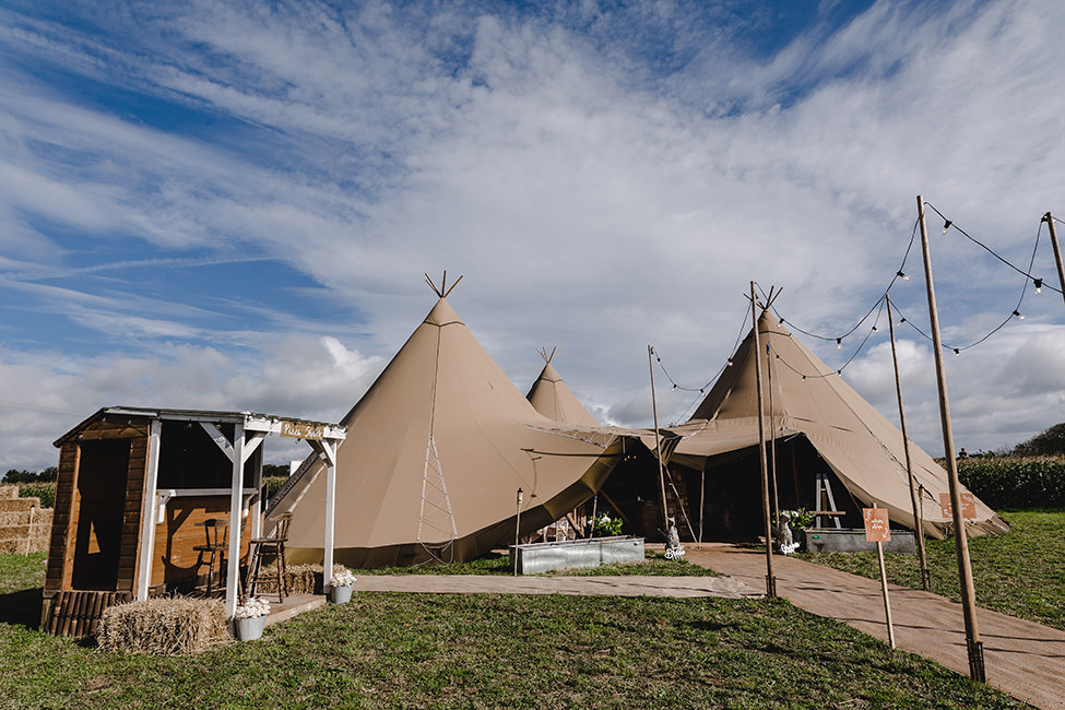 tipi wedding south wales in llantwit Major