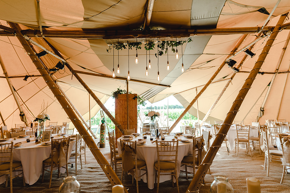 tipi wedding south wales