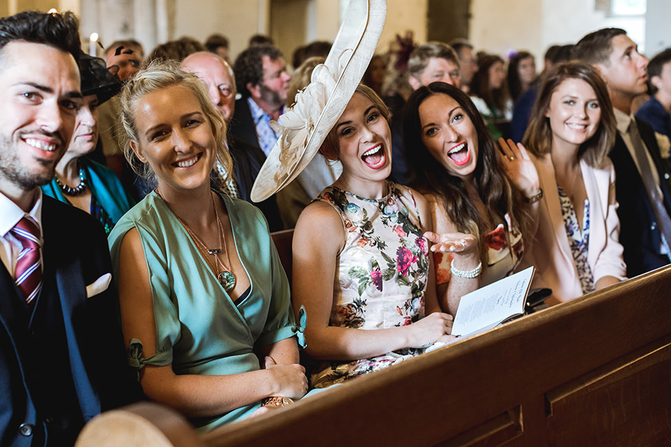 wedding guests south wales