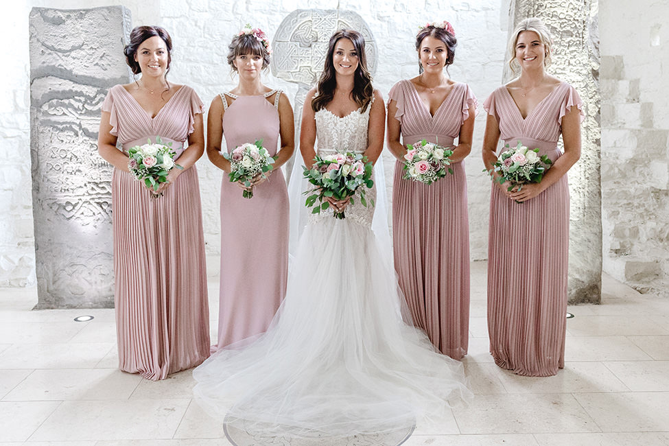 bride and bridesmaids south wales