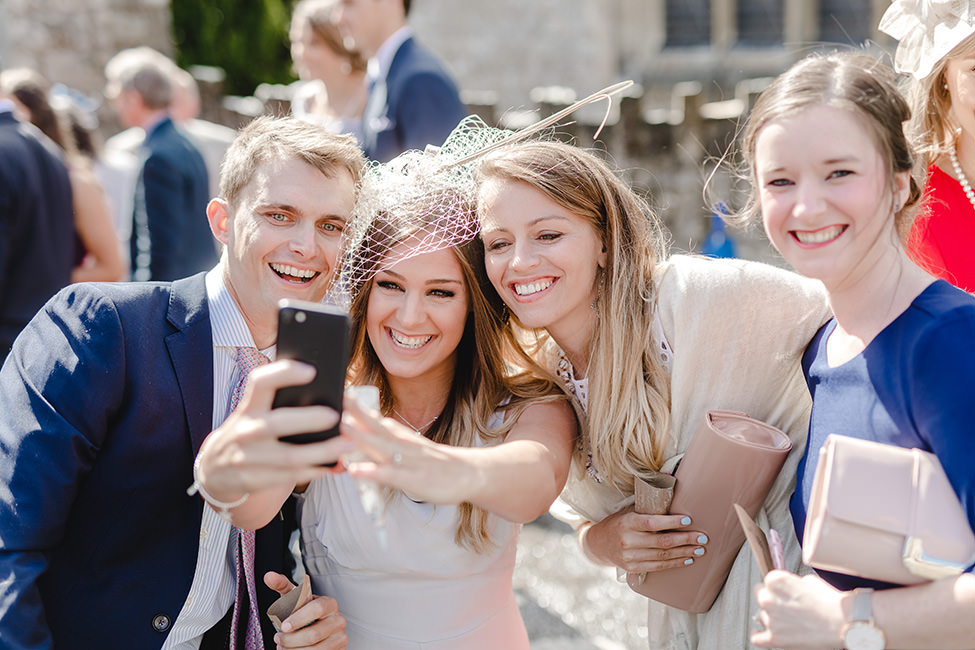 wedding guests south wales