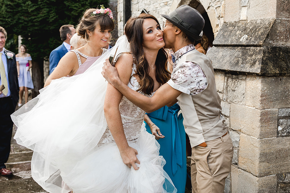 wedding guests south wales