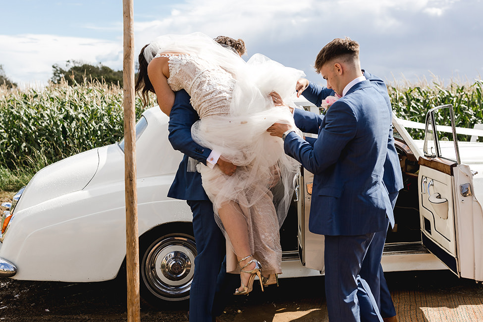 bride lift south wales