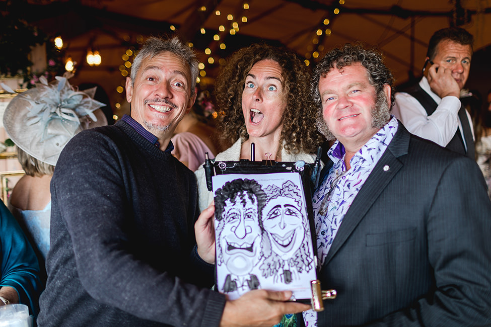 Picasso Griffiths - Caricaturist at a South Wales Wedding