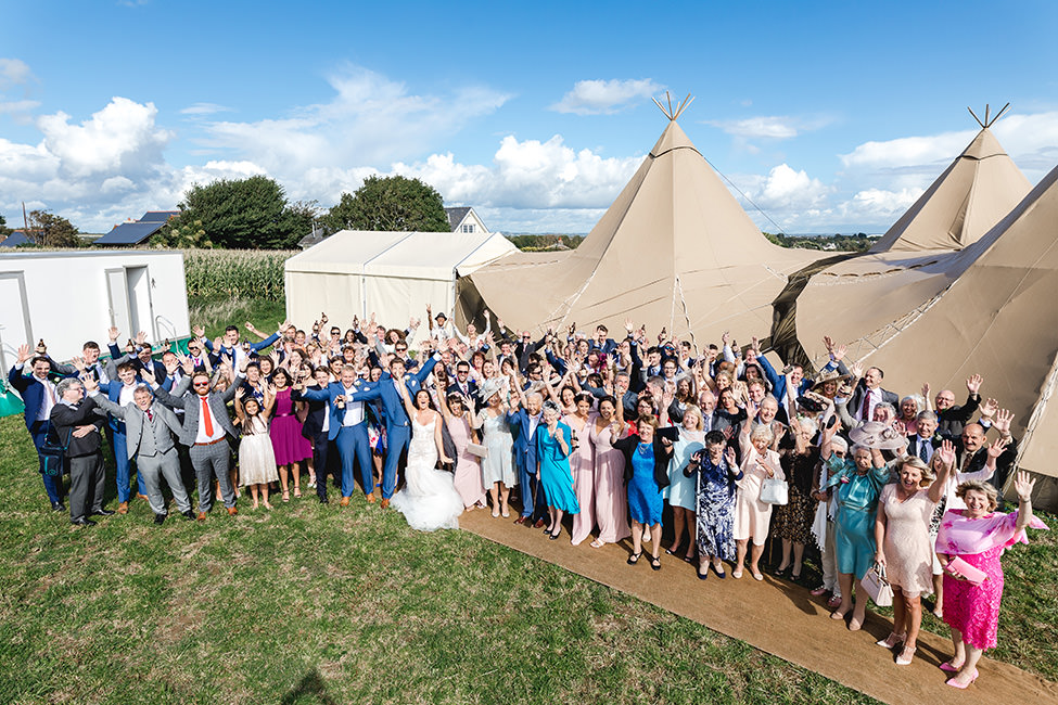 tipi wedding south wales