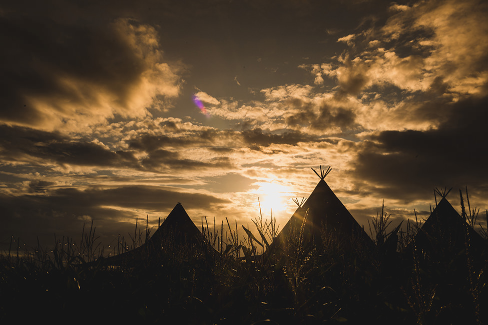 tipi wedding south wales