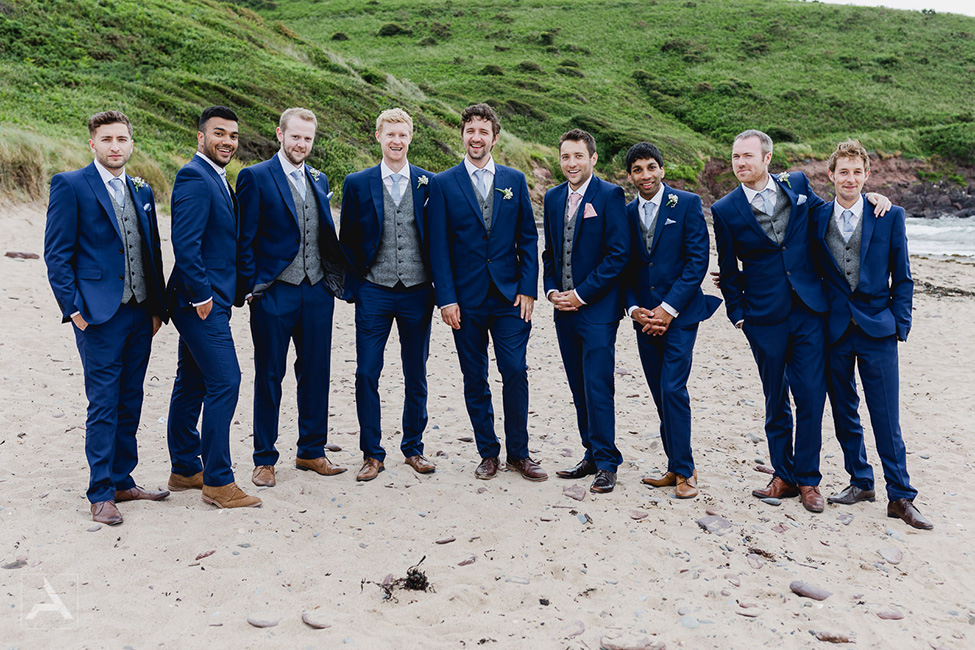 Groom and Groomsmen Suits