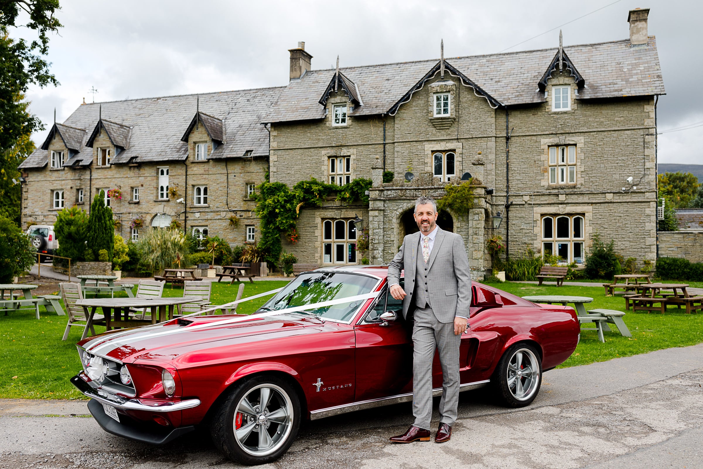 Mustang Wedding Car Wales