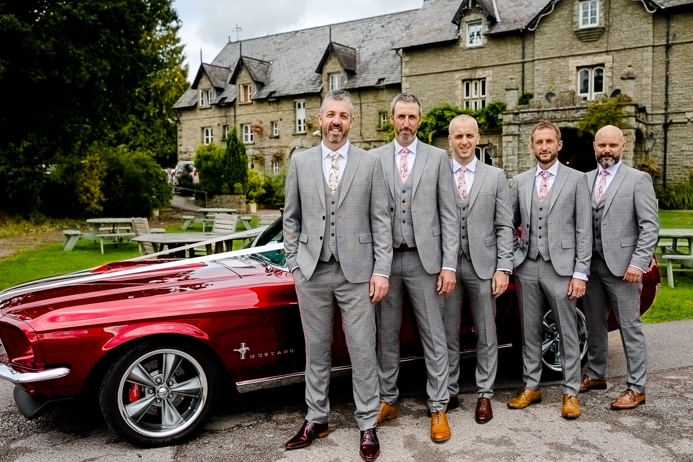 Mustang Wedding Car Wales