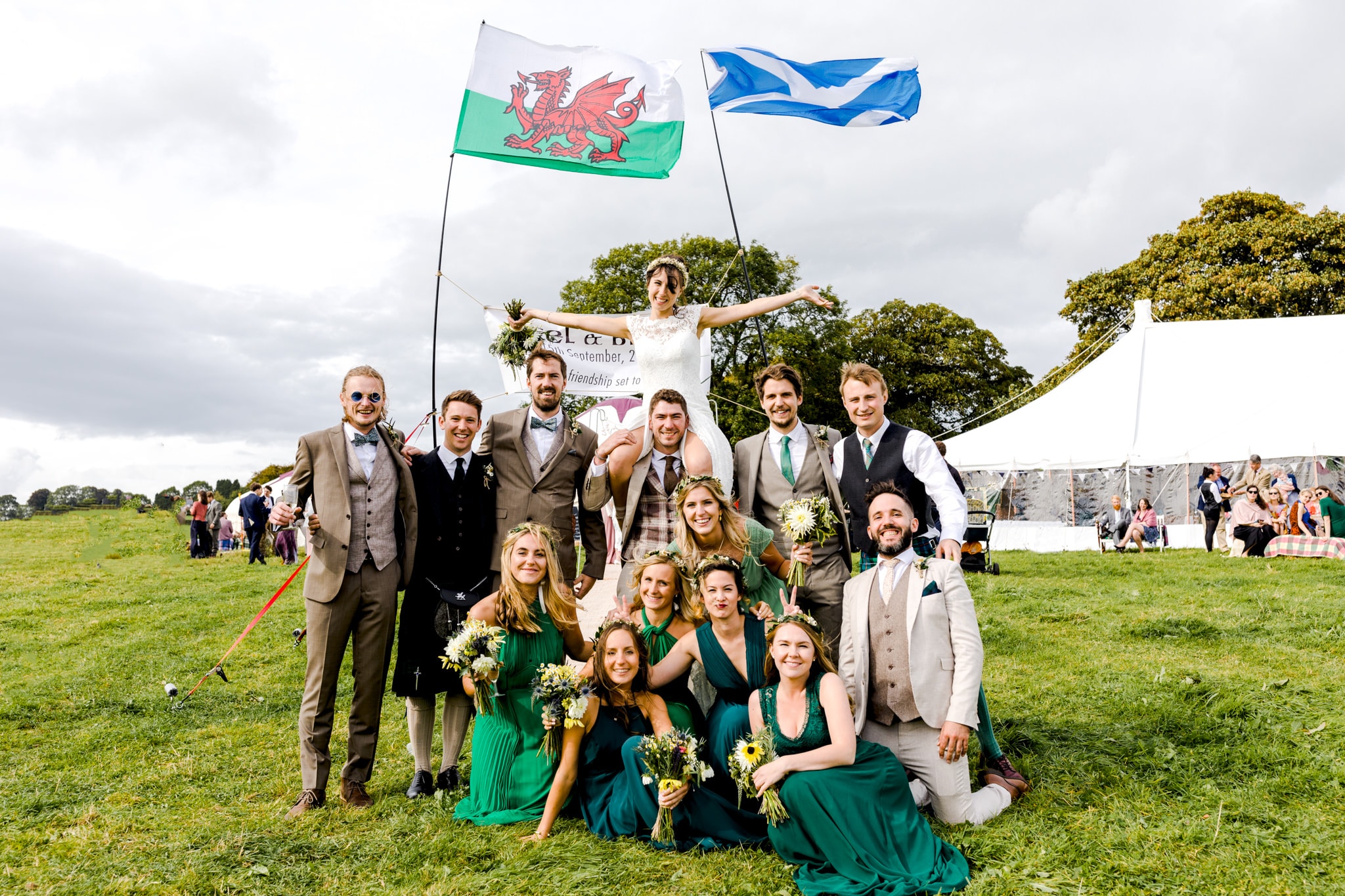 Read more about the article Festival Wedding Wales | Bim & Cel’s Wedfest