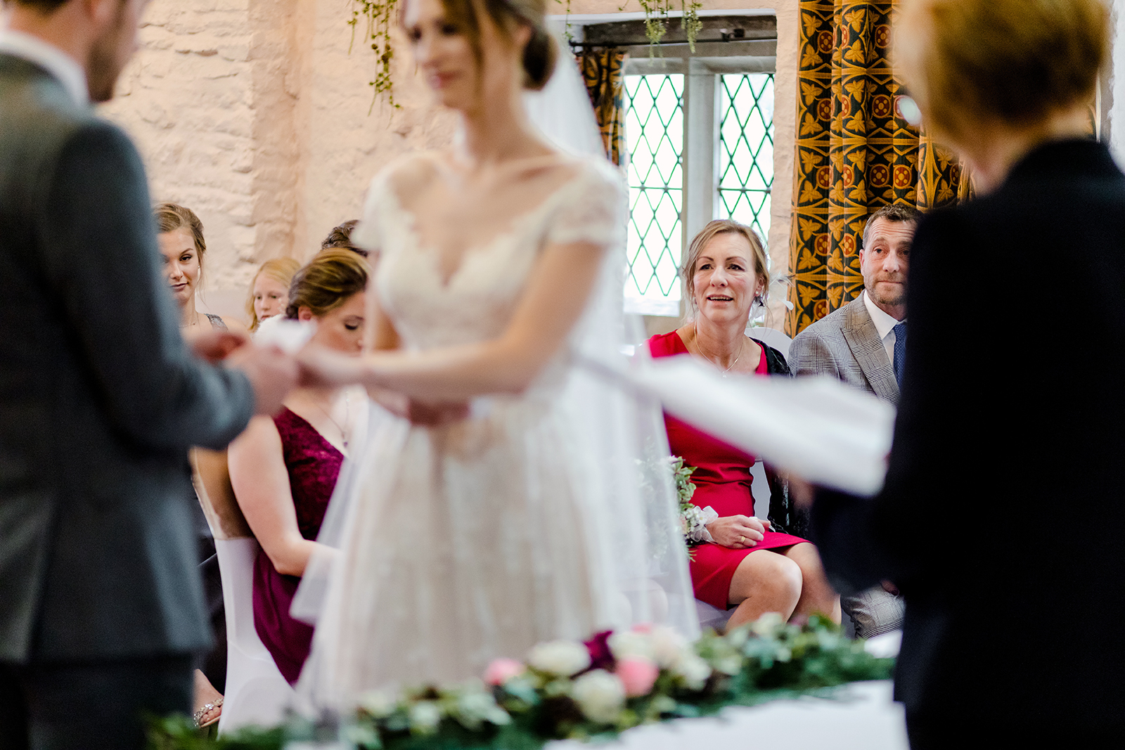 wedding ceremony miskin manor - art by design photography