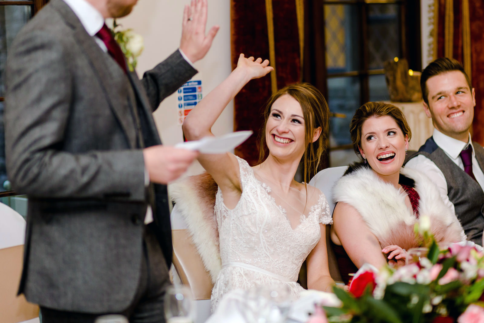 wedding speeches miskin manor - art by design photography