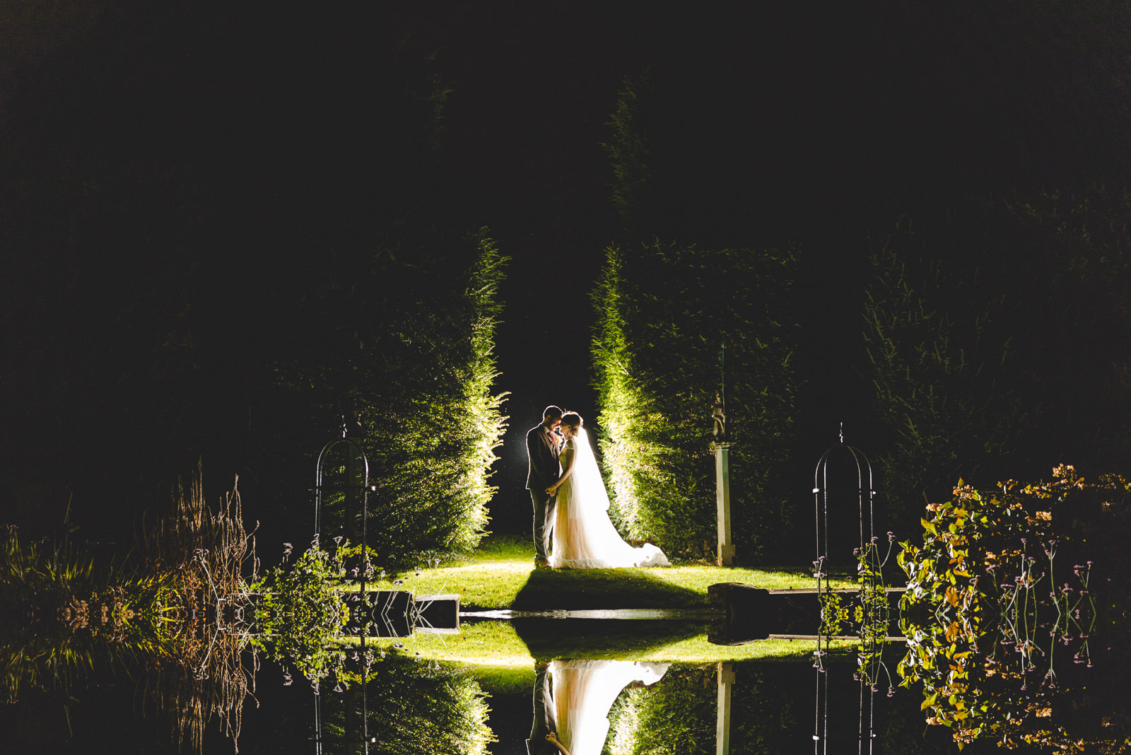 Miskin Manor Wedding Photography - Art by Design Photography - Flash portrait