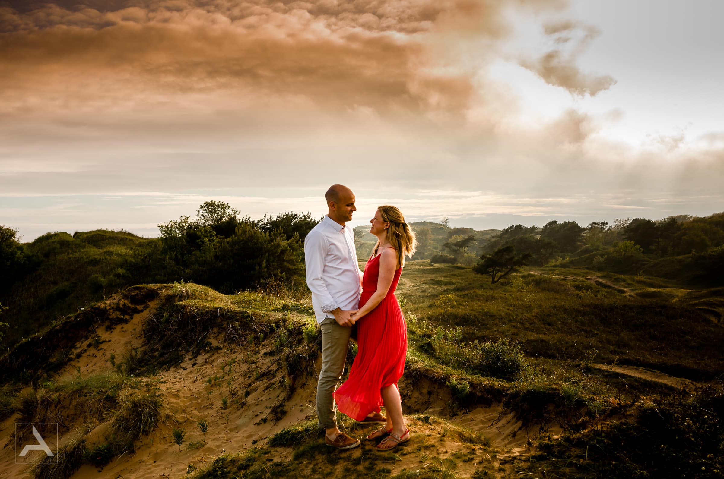 Adventure Engagement Session - Photoshoot Merthyr Mawr Sand Dunes