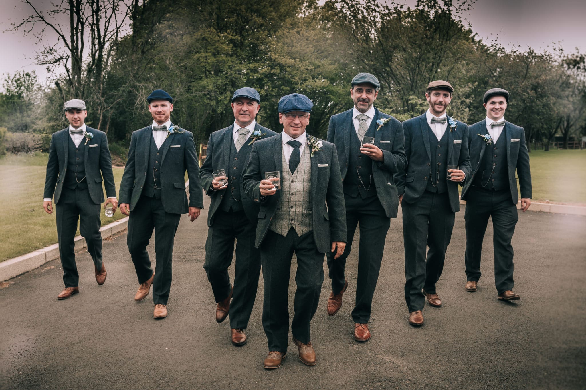 Peaky Blinders Vintage Wedding Bryn Meadows Spa