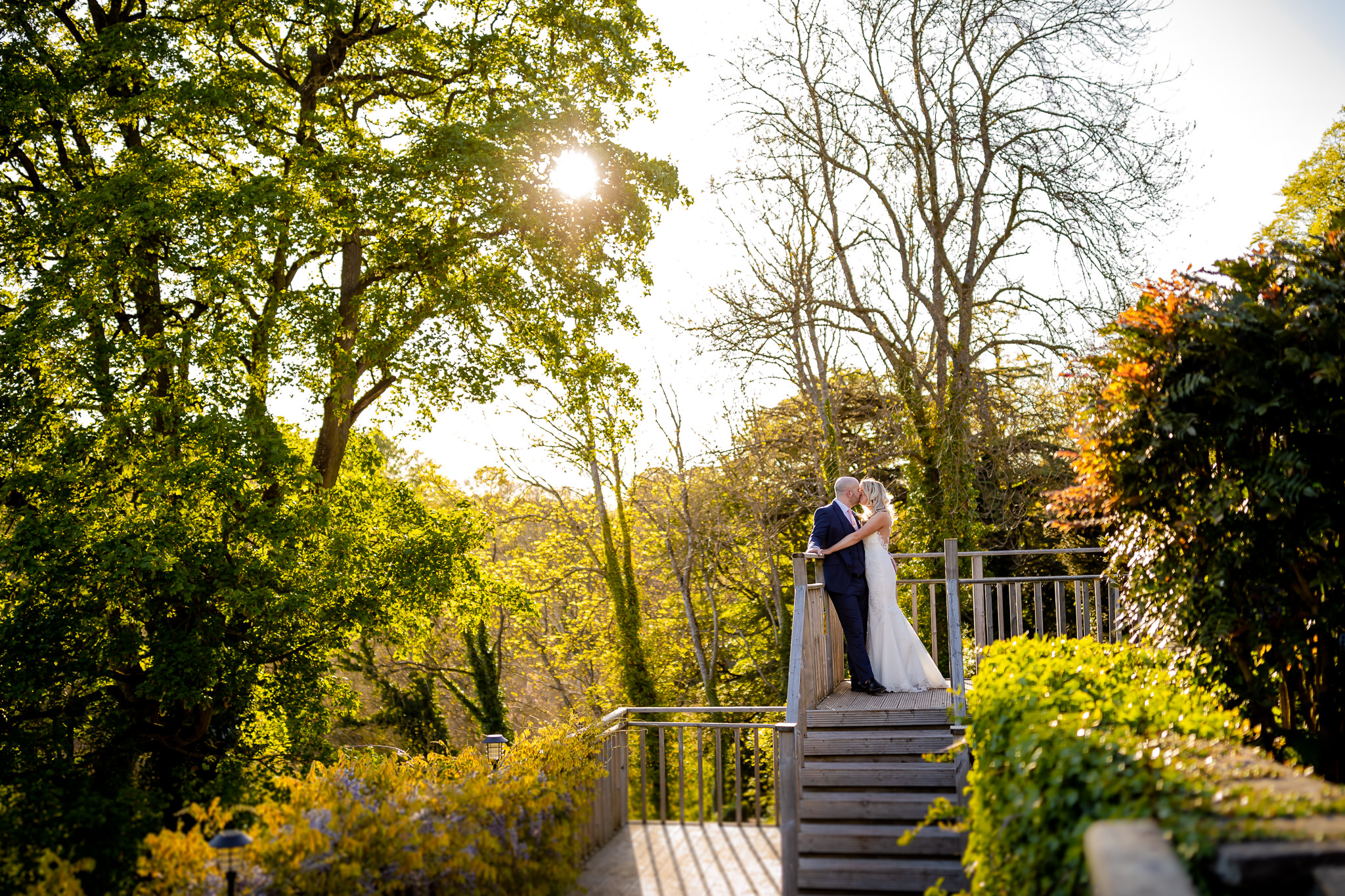 Bride and Groom - Peterstone Court wedding