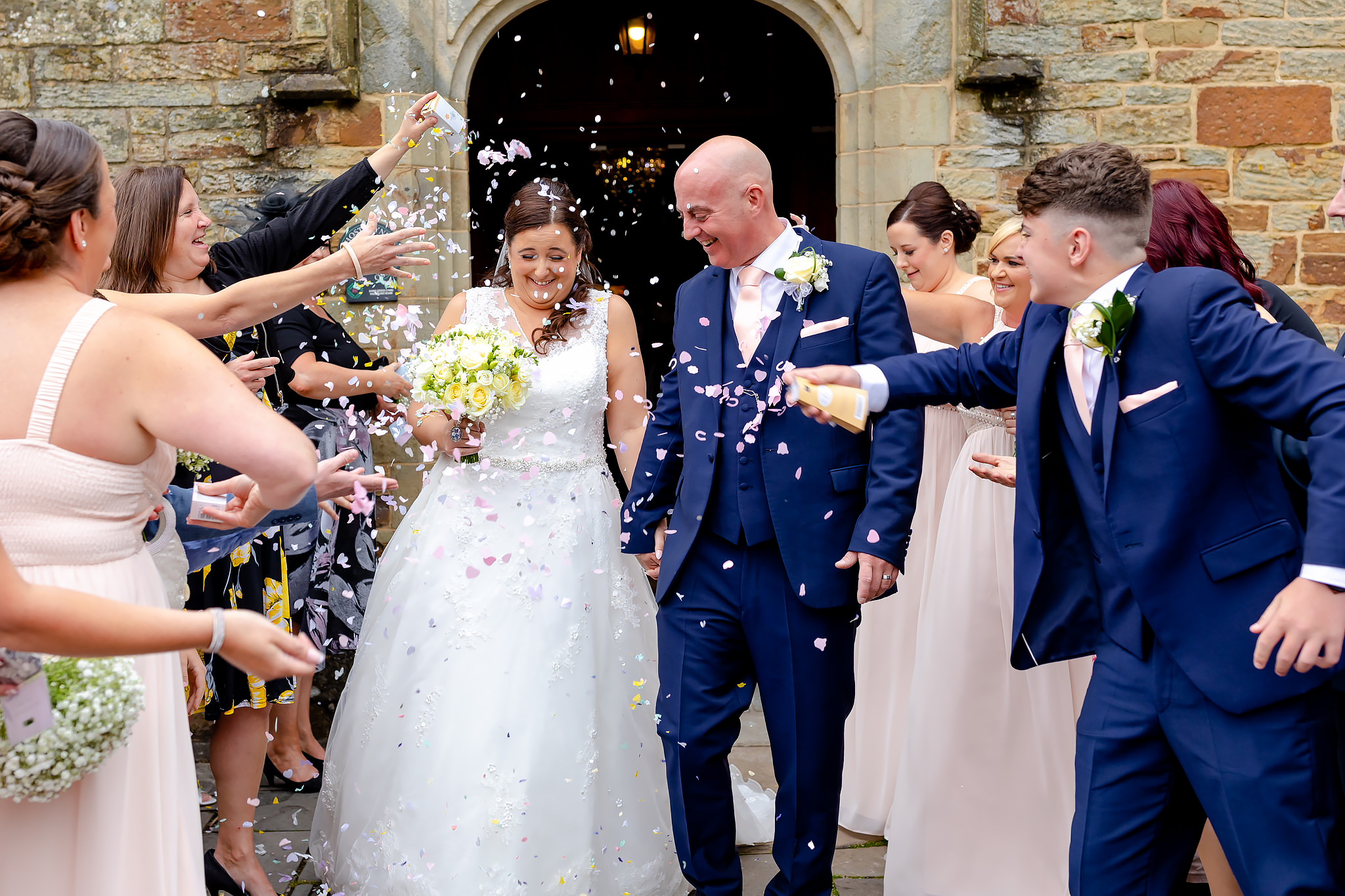 Bryngarw House Wedding Photography - Confetti