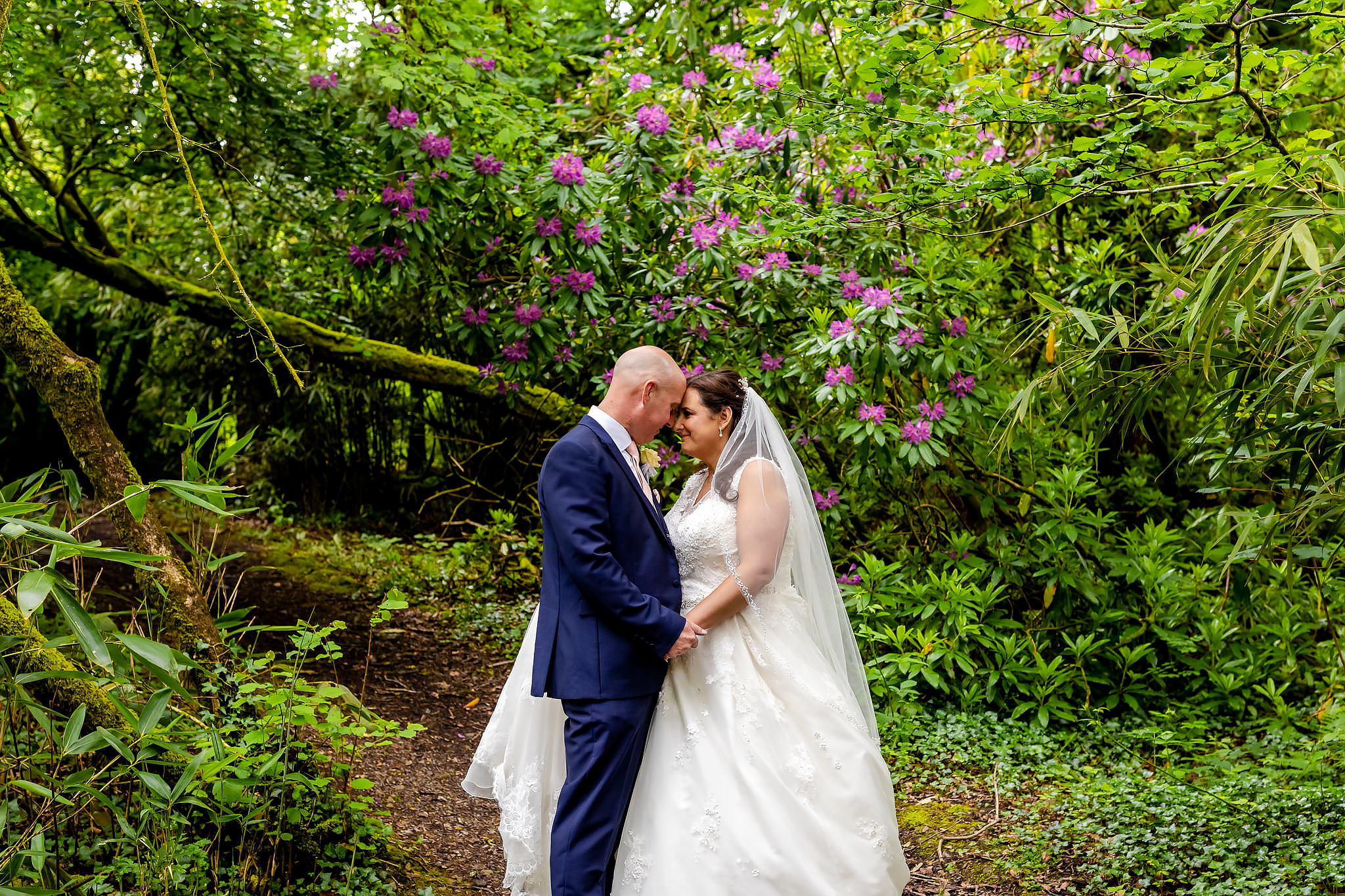 Bryngarw House Wedding Photography - Bride and Groom