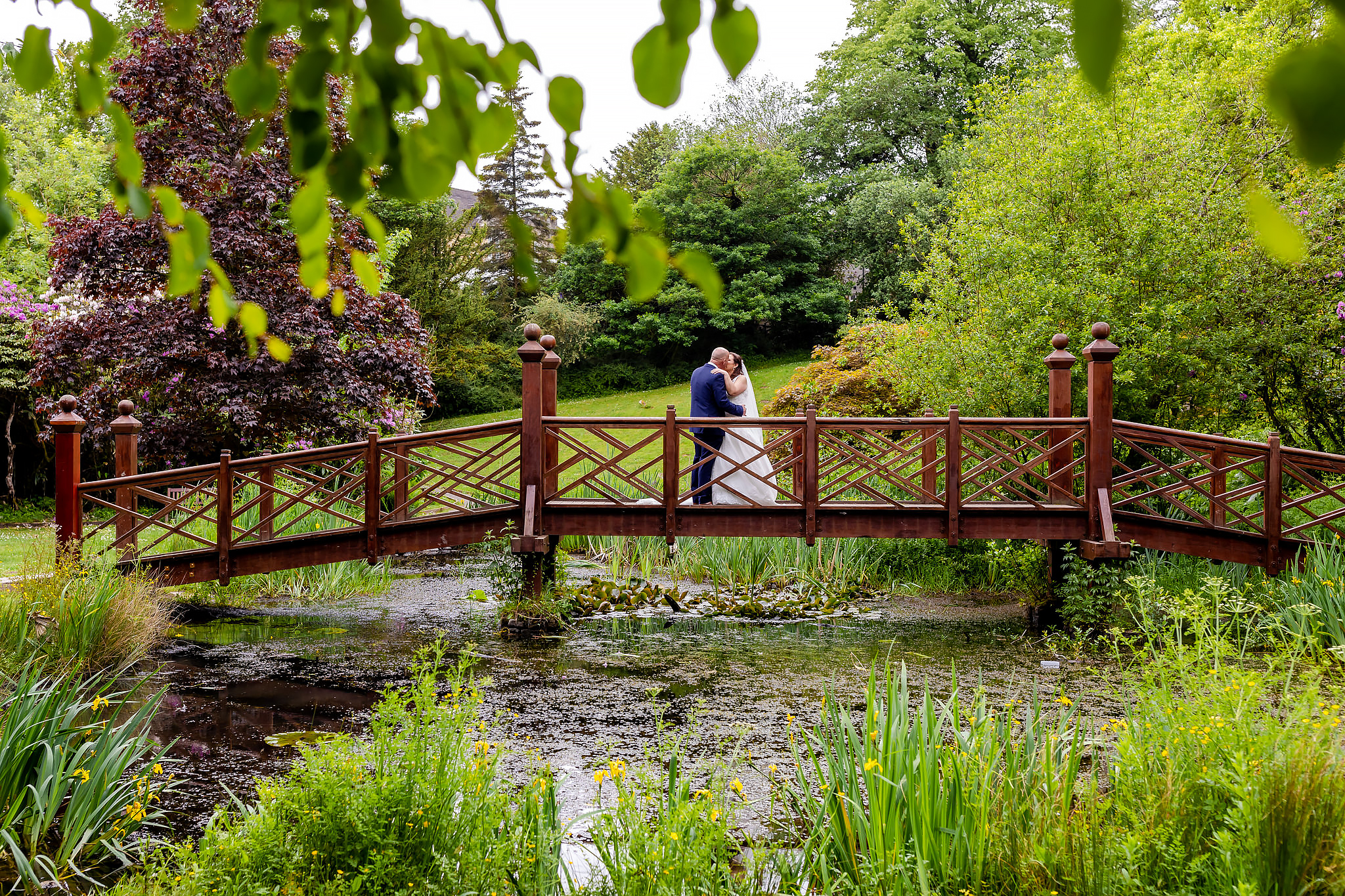 Bryngarw House Wedding Photography - Bride and Groom