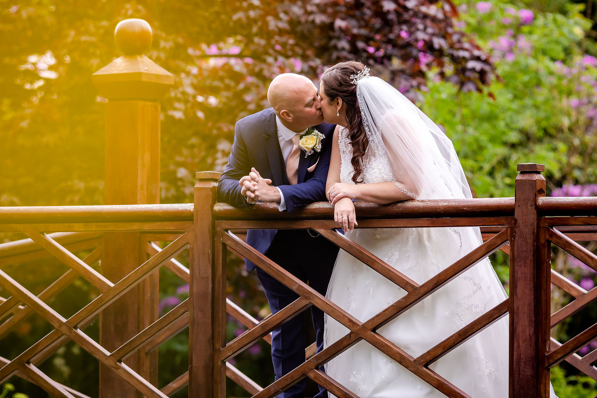 Bryngarw House Wedding Photography - Bride and Groom