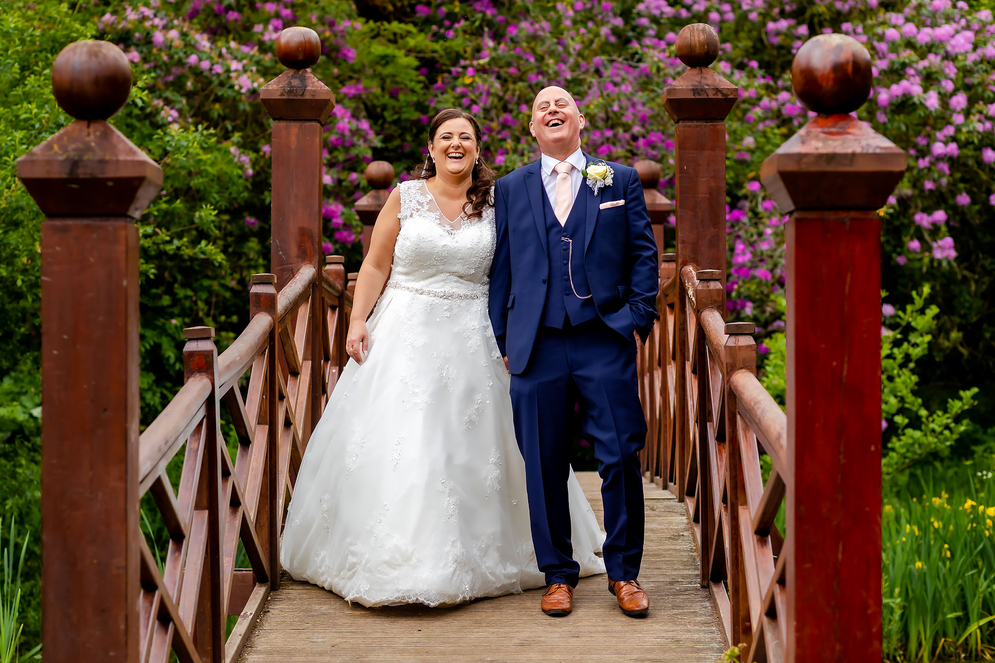 Bryngarw House Wedding Photography - Bride and Groom