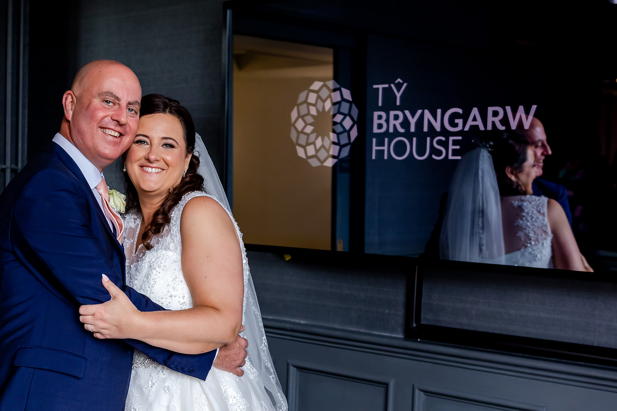 Bryngarw House Wedding Photography - Bride and Groom